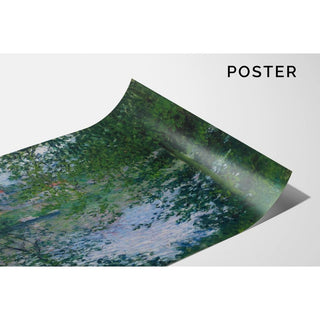 A Travers Les Arbres, Ile De La Grande Jatte - Claude Monet | Reproduction Tableau Décoration murale affiche copie