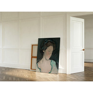 A portrait of a young woman, thought to be Peggy MacRae Samuel - John Peploe | Reproduction Tableau Décoration murale affiche copie