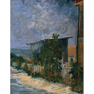 Abri à Montmartre - Vincent van Gogh | Reproduction Tableau Décoration murale affiche copie
