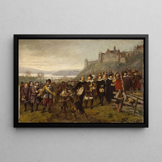 Adolph Tidemand - Christian IV founding Christiania Sketch.webp