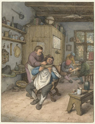 Adriaen van Ostade - A Barbershop.webp