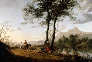 Aelbert Cuyp - A Road near a River.webp