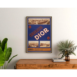 Affiche Dior – Publicitaire Engrais - Usines de Granville et Bretagne