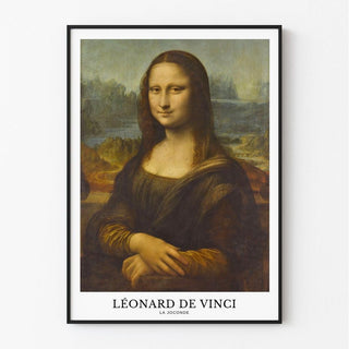 Affiche - La Joconde - Léonard de Vinci