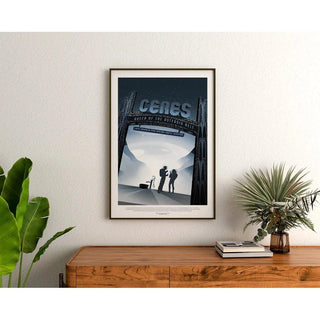 Affiche vintage NASA - Ceres 2017