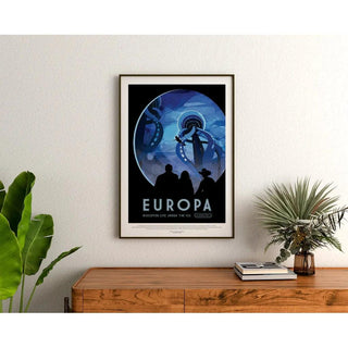 Affiche vintage NASA - Europa 2017