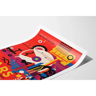 Affiche vintage NASA - Mars 2017