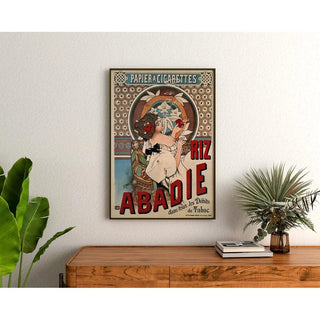 Affiche vintage - Riz Abadie - Alphonse Mucha