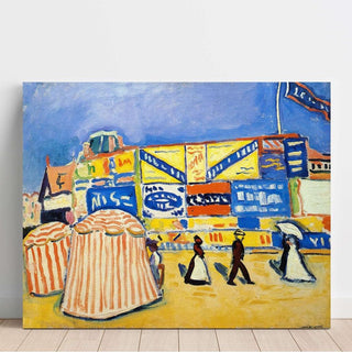 Affiches à Trouville par Albert Marquet | Reproduction Tableau Décoration murale affiche copie