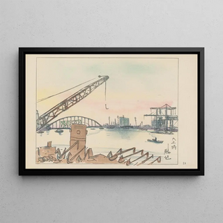 Akamatsu Rinsaku - Taishobashi bridge.webp