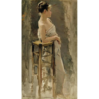 Akseli GallenKallela - Model Study.webp