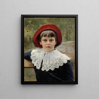 Albert Edelfelt - Portrait Of The Artists Sister Berta Edelfelt.webp