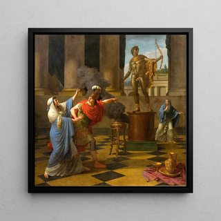 Alexandre consultant l'oracle d'Apollon - Louis Jean François Lagrenée