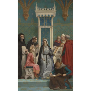 Alexandre Cabanel - Saint Louis enseign par sa mre.webp