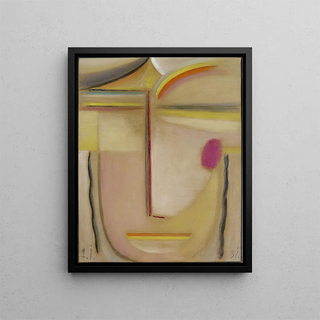 Alexej von Jawlensky - Abstract HeadGold and Pink.webp