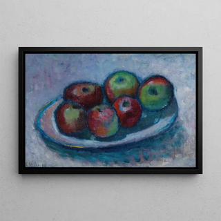 Alexej von Jawlensky - Teller Mit pfeln pfelstillleben.webp