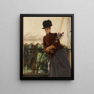 Alfred Stevens - Portrait of Mademoiselle Dubois.webp