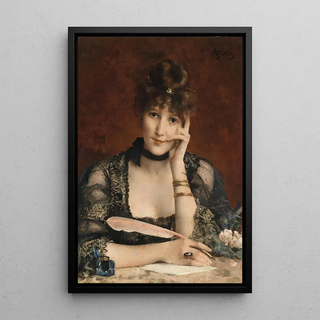 Alfred Stevens - The Letter.webp
