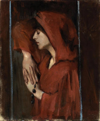 Alice Pike Barney - Woman with Red Hood.webp