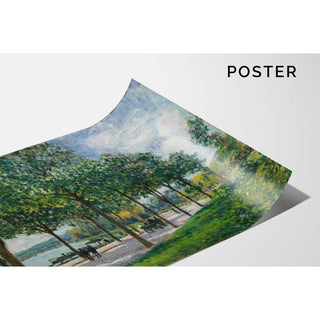 Allée de châtaigniers - Alfred Sisley | Reproduction Tableau Décoration murale affiche copie