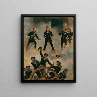 Anton Romako - Tegetthoff in der Seeschlacht bei Lissa II.webp