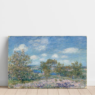 Après-midi de mai à By, près de Moret-sur-Loing - Alfred Sisley | Reproduction Tableau Décoration murale affiche copie