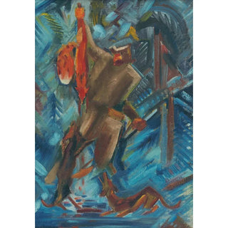 Arnold Peter WeiszKubnan - Hunter with a Fox in His Hand.webp