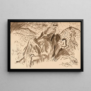 Arnold Peter WeiszKubnan - Resting man in the forest.webp