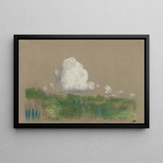 Arthur Bowen Davies - Landscape with Clouds.webp