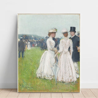 Au Grand Prix de Paris - Childe Hassam | Reproduction Tableau Décoration murale affiche copie