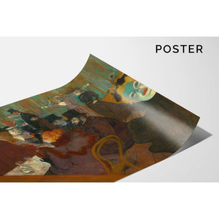 Au Moulin Rouge - Henri de Toulouse-Lautrec | Reproduction Tableau Décoration murale affiche copie