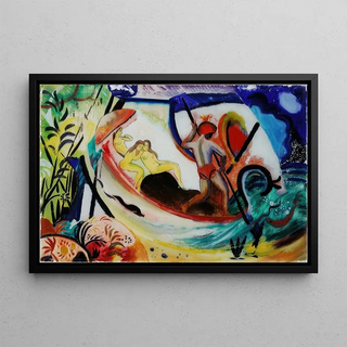 August Macke - Three Girls in a Barque.webp