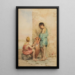 Augusto Bompani - At the Fountain.webp