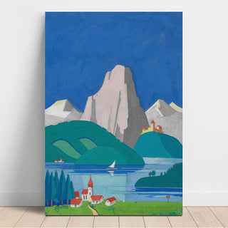 Autriche - Karl Wiener | Reproduction Tableau Décoration murale affiche copie