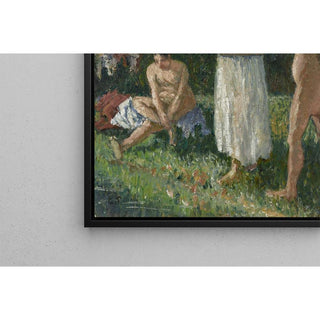 Baigneuses - Camille Pissarro | Reproduction Tableau Décoration murale affiche copie