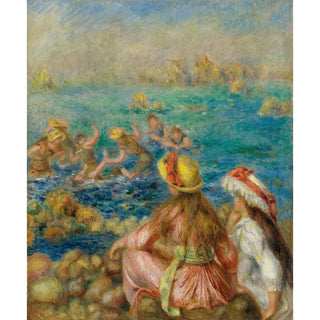 Baigneuses - Pierre-Auguste Renoir | Reproduction Tableau Décoration murale affiche copie