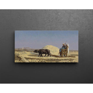 Batteurs de grains égyptiens - Jean-Léon Gérôme | Reproduction Tableau Décoration murale affiche copie