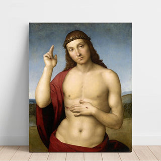 Bénédiction du Christ Pax Vobiscum - Raphael | Reproduction Tableau Décoration murale affiche copie