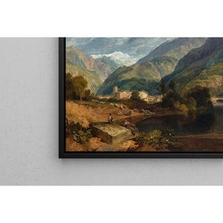 Bonneville, Savoie - Joseph Mallord William Turner | Reproduction Tableau Décoration murale affiche copie