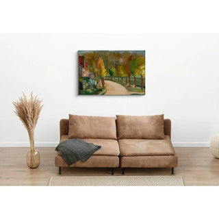 Bord de rivière - Boris Grigoriev | Reproduction Tableau Décoration murale affiche copie