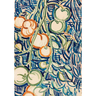 Branche suspendue avec des tomates rouges et vertes - Christian Rohlfs | Reproduction Tableau Décoration murale affiche copie