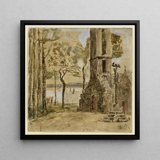 Calvaire breton - Eugène Boudin