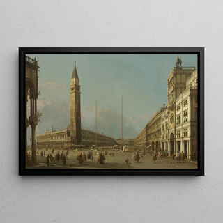 Canaletto - Piazza San Marco Looking South and West.webp