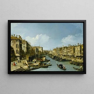 Canaletto - The Grand Canal near the Rialto Bridge Venice.webp
