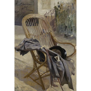 Carl Larsson - Wicker chair Study for Modern Art.webp