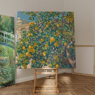 Art print | Lemon trees at La Mortola - Theo van Rysselberghe
