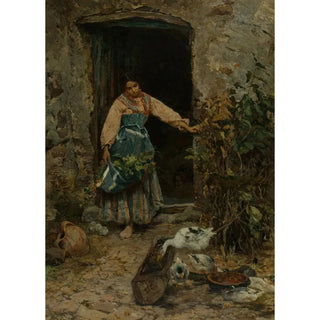 Cesare Tiratelli - At the kitchen door.webp