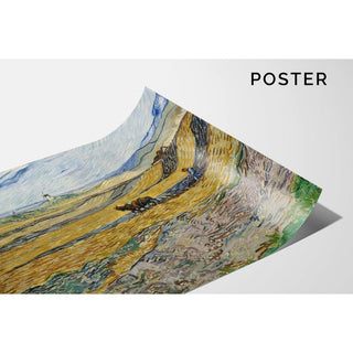 Champ clos avec laboureur - Vincent van Gogh | Reproduction Tableau Décoration murale affiche copie