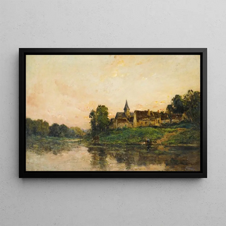 Charles Franois Daubigny - Lavandire et vachre Portejoie.webp