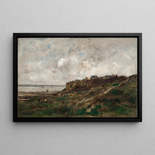 Charles Franois Daubigny - Low Tide at Villerville.webp